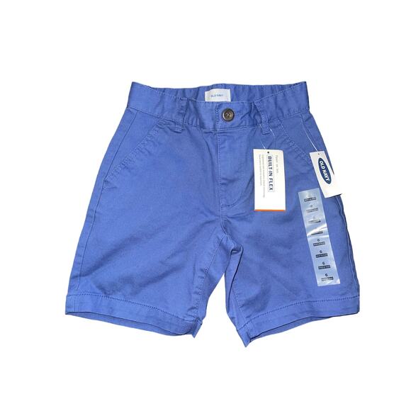 Old Navy Boy Blue Chino Shorts Built in Flex Size 6 NWT - Picture 1 of 2